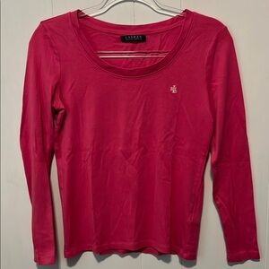 Ralph Lauren Pink Long Sleeve Top